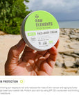Raw Elements Face and Body Mineral Sunscreen SPF 30 Tin, Organic Sunblock Daily Protection, Non Toxic Reef Safe, Water Resistant, Cruelty Free, Plastic Free, 3 oz (Pack of 1)