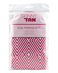 Skinny Tan Pink Velvet Tanning Mitt - Velvety Soft Luxe Texture - Waterproof Lining to Keep Hands Stain Free - Smooth for Flawless Finish - Long-Lasting and Machine Washable - 1 pc Applicator