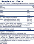 Life Extension Super Omega-3 EPA/DHA Fish Oil, Sesame Lignans & Olive Extract – Heart Health, Brain Health, Inflammation Health Support, Gluten-Free, Enteric-Coated, Non-GMO, 120 Softgels