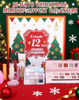 Erinde Makeup Advent Calendar 2025, 12 Days Christmas Gift Makeup Set for Teen Girls & Women, 2025 Xmas Holiday Countdown Calendar Beauty & Cosmetics Holiday Surprise Make Up Gift Kits for Women