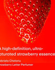 PHLUR Strawberry Letter Eau de Parfum - Full Size Perfume Spray - Strawberry Gourmand Fine Fragrance (50mL)