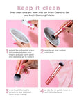 Real Techniques Extra Big Finishing Brush, Large Makeup Brush For Powder Bronzer, Highlight, & Contour, XL Oversized Fan Brush For Quick Application, Cruelty-Free, Synthetic Bristles, 1 Count