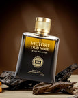 Hybrid & Company Men's Victory Oud Noir Pour Homme Eau de Toilette Vaporisateur Natural Spray 3.4 Fl Oz