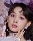 Flower Knows Strawberry Rococo Glowy Lip Gloss G01 Strawberry Macaron+Embossed Blush G01 Romantic Blossom
