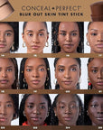 Milani Conceal + Perfect - Skin Tint Stick, Blur Out Tinted Moisturizer Makeup, Shade 08