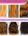New Hair Chalk Comb Temporary Bright Hair Color Dye for Girls Kids, Washable Hair Chalk for Girls Age 4 5 6 7 8 9 10 Birthday Cosplay DIY Halloween, Christmas (Orange)
