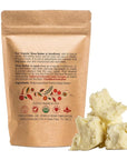 Organic Shea Butter Raw Unrefined | Pure African Shea Butter for Hair & Dry Skin | Natural Face Moisturizer | Body Butter Base for Lotion, DIY Lip Balm and Soap Making Supplies, 1lb Bar