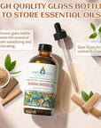 EVOKE OCCU Sandalwood Essential Oils for Skin Care, Diffuser, Perfume, Candle and Soap Making - 4 FL Oz