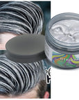 Temporary Grey Hair Color Wax,Natural Hair Spray Color Washable For Kids Women Men For Dark Light Hair Hairstyle Cosplay Halloween Party Christmas Diy Hairstyle