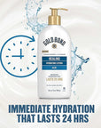 Gold Bond Ultimate Healing Skin Therapy Lotion with Aloe, 14 oz., Non-Greasy & Hypoallergenic