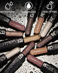 6PCS Cream Eyeshadow Stick Makeup Sets, Metallic And Matte Shimmer Eye Shadow Eye Brightener Stick Pencil Crayon, B02-Fall Brown