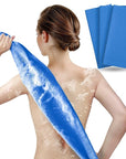 ARCH&M Japanese Beauty Skin Cloth (3 Pack) | Exfoliating Towel & Korean Body Scrubber for a Spa-Like Experience at Home (Navy-Blue x 3)