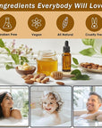 Spa Gift Baskets For Women - Luxury Bath Set With Honey & Almond - Spa Kit Includes Body Wash, Bubble Bath, Lotion, Bath Salts, Body Scrub, Body Spray, Shower Puff, and Towel
