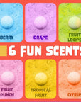 Superhero Bath Bombs for Kids with Surprise Toys Inside (6 Pack) - Large Bubble Bomb Fizzies for Boys, Girls, & Toddlers - Fruity Scents, Relaxing Aromas, Made in USA, Birthday Gift by Two Sisters