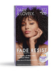 SoftSheen-Carson Dark and Lovely Fade Resist Rich Conditioning Hair Color, Permanent Hair Color, Up To 100 percent Gray Coverage, Brilliant Shine with Argan Oil and Vitamin E, Natural Black