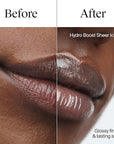 Neutrogena Hydro Boost Hyaluronic Acid, Unscented Lip Balm Leaves Lips Feeling Hydrated, Sheer Ice Nude Lip Balm with a Sweet Sugar Flavor, Fragrance Free, 0.5 oz (Pack of 2)