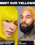 Good Dye Young Semi Permanent Hair Color (KO Gold) - UV Protective, Conditioning, Temporary Color Lasts 15-24+ Washes - PPD-free, Cruelty-Free & Vegan