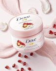 Dove Exfoliating Body Polish Scrub For Silky, Soft Skin Pomegranate & Shea Butter Body Scrub Exfoliates and Provides Lasting Nourishment 10.5 oz