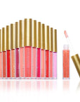 Beauty Concepts Lip Gloss Collection – Shimmering, Glossy Lip Makeup Set for a Radiant Finish, Glitter Floral