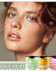 3PCS Bee Lip Balm Honey Pot Lime)