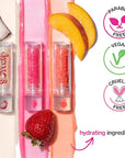 wet n wild Perfect Pout So Pouty Shine Tinted Lip Balm Coconut Flavored, Hyaluronic Acid, Vegan Collagen, Moisturizing For Dry Lip Care, Clear (Pack of 2)