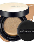 JUNG SAEM MOOL Essential Skin Nuder Cushion 26W Oat 0.49 Fl Oz, No Refill, Natural Radiant Finish Cushion Foundation with Buildable Coverage, Lightweight Texture, Korean Foundation Makeup