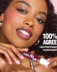 REVLON Super Lustrous Glimmer Lip Oil, Moisturizing & Tinted, Shiny Finish, Made with Plant-Based Squalane, 001 Candy Hearts, 0.13 fl oz