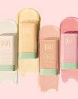 Pixi Beauty Beaming Bliss On-the-Glow Trio | Hydrating Tinted Moisture Stick Blush, Bronzer, and Highlighter Set | Travel Size, Vegan, and Paraben-Free