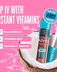 NYX Professional Makeup Lip IV Hydrating Glossy Lip Stain with 12HR Hydration - Hydra Honey (Brown)