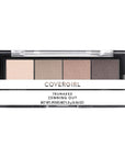 COVERGIRL TruNaked Quad Eyeshadow Palette, Zenning Out, 6 Shades, 0.06 Fl Ounces, Shimmer Fade-Proof Formula, Pigmented Shades