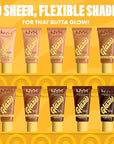 NYX PROFESSIONAL MAKEUP Buttermelt Glaze Soft Glow Skin Tint + SPF 30, Up To 12HR Wear, 05 Chai Butta