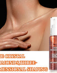 Body Shimmer Oil,Body Shimmer Luminizer for Face & Makeup(Golden Brown)