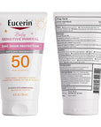 Eucerin Sun Sensitive Mineral Baby Sunscreen Lotion SPF 50 with Zinc Oxide Protection, Hypoallergenic Mineral Sunscreen for Babies, Tear Free and Fragrance Free, 4 Fl Oz Tube