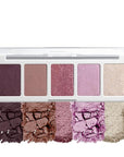 wet n wild Color Icon Eyeshadow Makeup 5 Pan Palette, Matte, Shimmer, Metallic, Long Wearing, Rich Buttery Pigment, Cruelty Free - Petalette