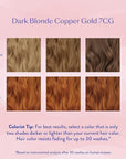 eSalon Permanent Hair Color & Hair Dye Complete Kit - Dark Blonde Copper Gold - Personal Colorist Kit for Up To 100% Gray Coverage for All Hair Types - Professional-Grade Ammonia-Free Hair Dye