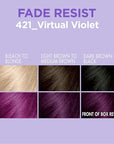 Softsheen-Carson Dark and Lovely Hair Dye, Fade Resist Hair Color with Conditioning Mask, Virtual Violet, 1 Kit