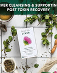 NUTRALIVER - Liver Detox Tea | Liver Cleanse Tea – For Liver Cleansing and Liver Support – Includes Milk Thistle, Turmeric & Fennel - 60 Enveloped Tea Bags - by Nutra Tea - Herbal Tea - (3 Pack)