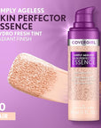 Covergirl Simply Ageless Skin Perfector Essence Foundation, 10 Vegan Formula, 1.0oz