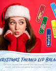 50 Pcs Christmas Lip Balm Bulk Stocking