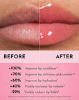 Women's Forget The Filler Lip Plumper Line Gloss, Velvet, Pink, 0.11 Fl Oz (Pack of 1)