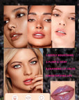 3 Pcs Color Changing Lip Oil, Long Lasting Lip