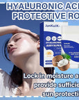 Hyaluronic Acid Face Sunscreen Stick SPF 50 + PA++++,Non-Greasy Sunstick Roll on Sunscreen Face Stick,Moisturizing Sun Screen Long-lasting Stick Sunscreen for Face & Body