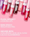 COVERGIRL Clean Fresh Yummy Lip Gloss, Sunshine Rays, W&F, Hydrating, Non-Sticky, Hyaluronic Acid, Glassy Shine, 0.33oz