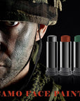 MEICOLY 3 Colors Camo Face Paint Set,Black Maroon Brown Green Eye Black Stick,Sporting Face Paint for Baseball Softball Football Lacrosse,Hunting Accessories Military Army Camo Paint