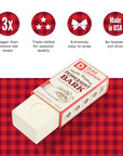 Duke Cannon Supply Co. Big Brick of Soap Bar for Men Holiday Edition - Peppermint Bark (Peppermint Scent), 10 oz. (3 Pack)