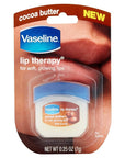 Vaseline Lip Therapy Cocoa Butter.25 oz (Pack of 6)