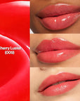 REVLON Super Lustrous Glass Shine Balm, Hydrating Tinted Lipstick, Sheer, Glossy Shiny Finish, 009 Cherry Luster, 0.11 oz