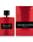 Mauboussin - Pour Lui In Red 100ml (3.3 Fl Oz) - Eau de Parfum for Men - Woody & Spicy Scents