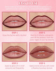 Brown Peel Off Lip Liner Stain & Pink Lip
