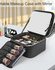 Relavel travel makeup bag with